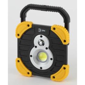 PA-801 Фонарь ЭРА прожектор серия "Практик" [10Вт COB, 3,3 Ач, диммер, IPX6, PowerBank, кор.] (24/48 ‎