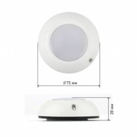 SB-601 Фонарь ЭРА пушлайт "Луна-1" [флюор.сенсор, 3xAAA, белый, 1 шт в бл.] (12/72/1296) ‎