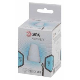 Датчик освещенности ЭРА DF 302 Фотореле серый, настенный, максимальная нагрузка 2200 ВА IP44 (100/1800) ‎