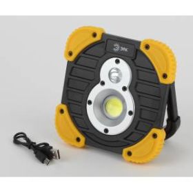 PA-801 Фонарь ЭРА прожектор серия "Практик" [10Вт COB, 3,3 Ач, диммер, IPX6, PowerBank, кор.] (24/48 ‎