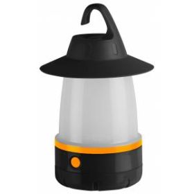 Фонарь кемпинговый светодиодный ЭРА Кемпинг KB-503 на батарейках, 4хАА, 1WxLED, мощный, яркий, черный светильник ‎