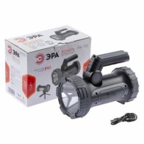 PA-703 Фонарь ЭРА прожекторный [10W SMD+ боковой COB, литиевый акк 3000мАч/ 3,7V, IP65, microUSB, ка ‎