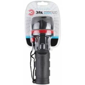 R2D Фонарь ЭРА 3xLED, 2xD, резина, бл (36/72/576) ‎