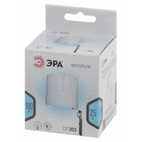 Датчик освещенности ЭРА DF 303 Фотореле серый, настенный, максимальная нагрузка 5500 ВА IP44 (50/1050) ‎