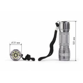 SD9 Фонарь ЭРА 9xLED, алюм, 3хААА, бл (12/144/1296) ‎