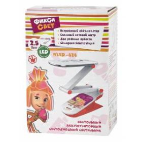 ЭРА наст.светильник NLED-424-2.5W-R красный ФИКСИКИ (6/48/432) ‎