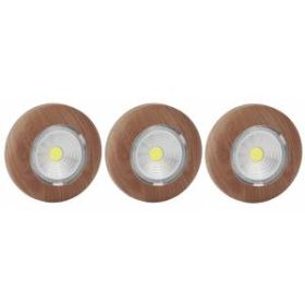 SB-506 Фонарь ЭРА NEW пушлайт "Аврора" [COB, 3xAAA, дерево, 3шт в кор] (8/48/1440) ‎