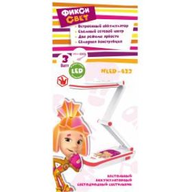 ЭРА наст.светильник NLED-423-3W-R красный ФИКСИКИ (8/40/480) ‎