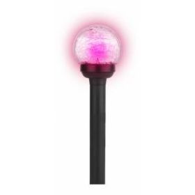 SL-PL33-CRAC ЭРА Садовый светильник на солнечной батарее, пластик,стекло, черный, 33 см (12/672) ‎