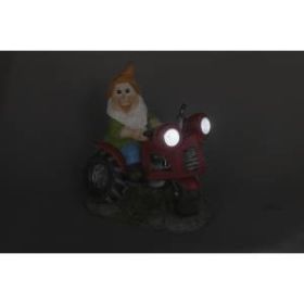 SL-RSN21-GCAR ЭРА Садовый светильник на солнечной батарее, полистоун, цветной, 21 см (8/64) ‎