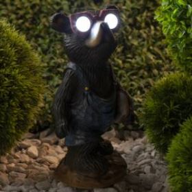 SL-RSN27-BEAR1 ЭРА Садовый светильник на солнечной батарее, полистоун, цветной, 27 см (12/96) ‎