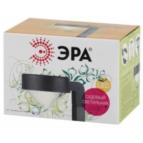 SL-PL42-DMD ЭРА Садовый светильник на солнечной батарее, пластик, черный, 42 см (24/672) ‎