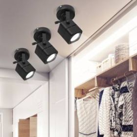 OL3 GU10 BK Подсветка ЭРА Накладной, черный (50/900) ‎