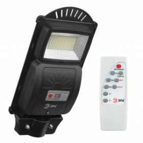 ЭРА Консольный светильник на солн. бат.,SMD, 20W, с датч. движ., ПДУ, 400 lm, 5000К, IP65 (6/180) ‎