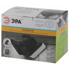 ERAFS020-42 ЭРА Фасадный светильник с двумя световыми панелями c выносной солн. бат., 2х50 LED, 600l ‎