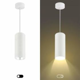 PL12 GX53 WH/SL Подсветка ЭРА Подвесной светильник под лампу GX53, алюминий, цвет белый+серебро (18/ ‎