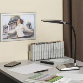 ЭРА наст.светильник NLED-447-9W-S серебро (8/128) ‎