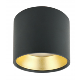 OL8 GX53 BK/GD Подсветка ЭРА Накладной под лампу Gx53, алюминий, цвет черный+золото (40/800) ‎