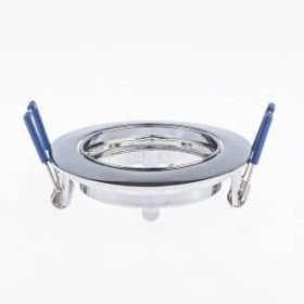 KL1A CH Светильник ЭРА литой простой пов. MR16,12V/220V, 50W хром (100/3000) ‎