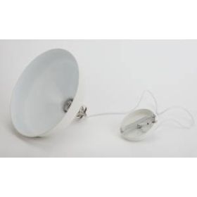 PL2 WH/SN Подвес ЭРА металл, E27, max 60W, d300 мм, шагрень белый/сатин никель (8/48) ‎