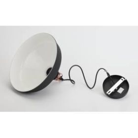 PL2 BK/RC Подвес ЭРА металл, E27, max 60W, d300 мм, шагрень черный/медь (8/48) ‎