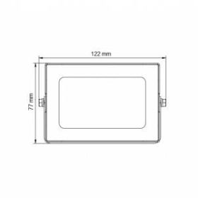 Прожектор светодиодный уличный ЭРА LPR-021-0-30K-020 20Вт 3000К 1600Лм 125х85х50 ‎