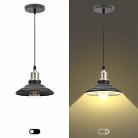 PL4 BK/BN Подвес ЭРА металл, E27, max 60W, d203 мм, шагрень черный/темный никель (10/210) ‎