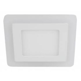 LED 4-9 BL Светильник ЭРА светодиодный квадратный c cиней подсветкой LED 9W 540LM 220V 4000K (40/60 ‎