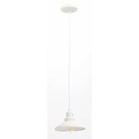 PL4 WH Подвес ЭРА металл, E27, max 60W, d203 мм, шагрень белый (10/210) ‎
