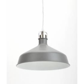 PL2 GR/SN Подвес ЭРА металл, E27, max 60W, d300 мм, шагрень серый/сатин никель (8/48) ‎
