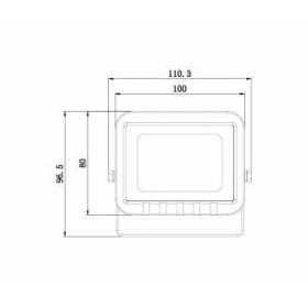 Прожектор светодиодный уличный ЭРА LPR-061-0-65K-010 10Вт 6500К 950Лм 100x80x26 ‎