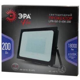 Прожектор светодиодный уличный ЭРА LPR-061-0-65K-200 200Вт 6500K 18000Лм 424х372х34 ‎