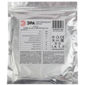 ЭРА Лента светодиодная LS5050-14,4-60-12-RGB-IP20-2year-5m (120/3600) ‎
