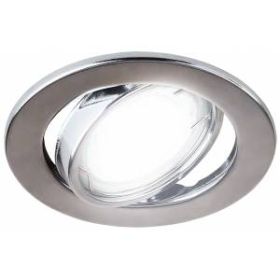 ST2A CH Светильник ЭРА штампованный поворотный MR16,12V/220V, 50W хром (100/2400) ‎