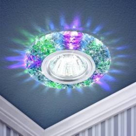 DK LD4 SL/RGB Светильник ЭРА декор cо светодиодной подсветкой( мультиколор), прозрачный (50/1750) ‎