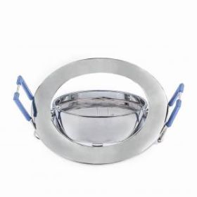 KL1A CH Светильник ЭРА литой простой пов. MR16,12V/220V, 50W хром (100/3000) ‎