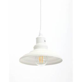 PL4 WH Подвес ЭРА металл, E27, max 60W, d203 мм, шагрень белый (10/210) ‎