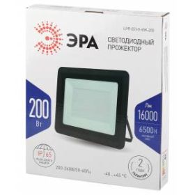 Прожектор светодиодный уличный ЭРА LPR-021-0-65K-200 200Вт 6500К 16000Лм 390x330x50 ‎