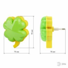 ЭРА ночник NN-606-LS-GR зеленый (12/240/720) ‎