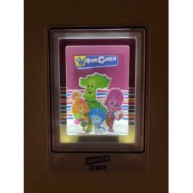 ЭРА ночник NN-611-LS-PL бордовый ФИКСИКИ (12/48/576) ‎