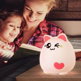 ЭРА светильник-ночник NLED-413-1W-P белый с розовым (30/60/360) ‎