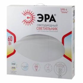 Светильник потолочный светодиодный ЭРА Классик с ДУ SPB-6-60-RC "Stone" 60Вт 3000-6500К 4800Лм ‎