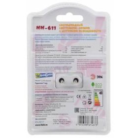 ЭРА ночник NN-611-LS-PL бордовый ФИКСИКИ (12/48/576) ‎