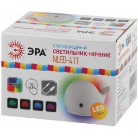 ЭРА светильник-ночник NLED-411-1W-W белый (100/400) ‎