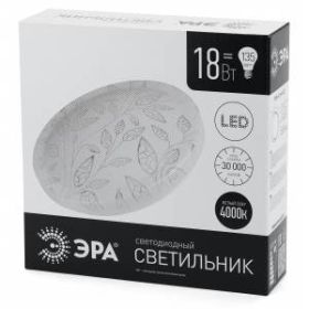 Светильник потолочный светодиодный ЭРА Классик без ДУ SPB-6 "Сюзи" 18-4K 18Вт 4000K 1400Лм ‎