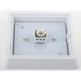 Светильник ЖКХ светодиодный ЭРА SPB-4-15-4K-MWS IP20 15Вт 1200лм 4000К 190мм КВАДРАТ с датчиком движения ‎