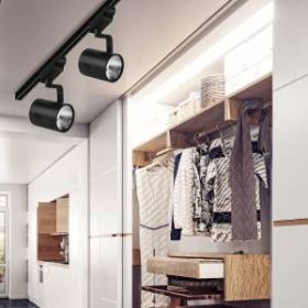 Трековый светильник однофазный ЭРА TR1 - 30 BK 30Вт черный COB ‎