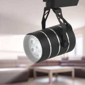 TR3 - 7 BK Трековый Светильник ЭРА 7Вт черный SMD (30/360) ‎
