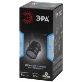 TR3 - 12 BK Трековый Светильник ЭРА 12Вт черный SMD (20/240) ‎