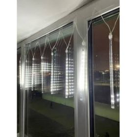 ENOS-02H ЭРА Гирлянда LED Сосульки 2,1м холодный свет, 7V, IP44 (20/400) ‎